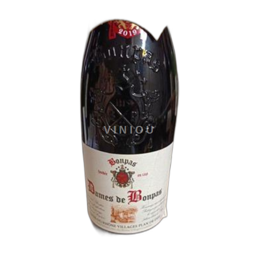 Vin Rouge sec Plan de dieu Dames De Bompas 2019 France Vallée du Rhône Côtes-du-rhône-villages