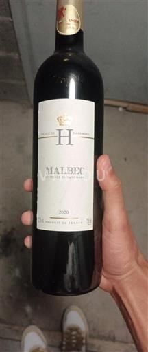 Vin Rouge sec Prince de Danemark 2020 France Sud-Ouest