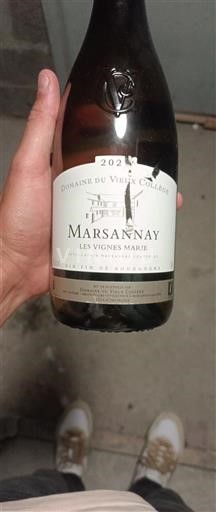 Borgogna Marsannay Domaine Vieux Collège Les Vignes Marie 2021