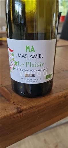 Roussillon Côtes-du-Roussillon Mas Amiel Le Plaisir 2023