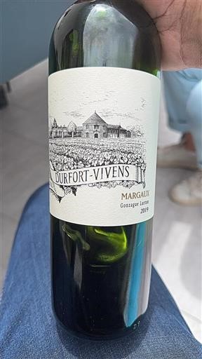 Bordeaux Margaux Grand Cru Durfort-Vivens 2019