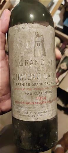 Bordeaux Pauillac Grand Cru Château Latour Grand Vin 1954