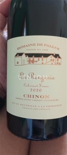 Valle della Loira Chinon Domaine Pallus La Rougerie 2020