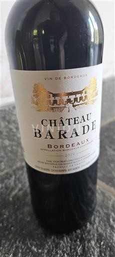 Bordeaux Château Barade 2019
