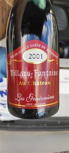 Bourgondië Niet gespecificeerd Villars-Fontaine Les Genévrières 2001