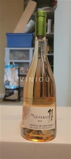 Provence Côtes de Provence Château Saint-Martin Génération 2024