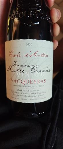 Valle del Rodano Vacqueyras Domaine Maître Curnier d'Antan 2020