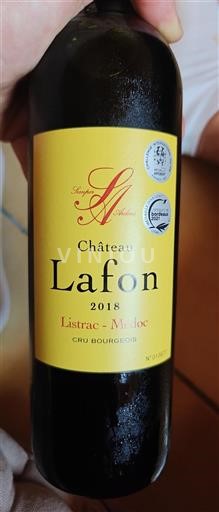 Bordeaux Listrac-Médoc Cru Bourgeois Château Lafon 2018