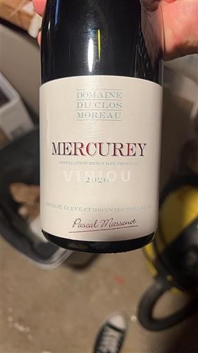 Borgogna Mercurey Domaine Clos Moreau 2020