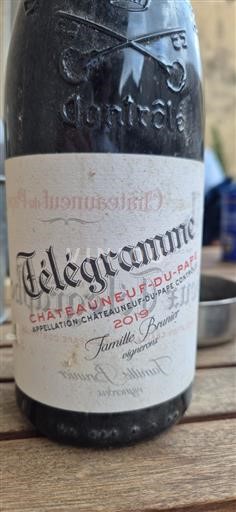 Údolí Rhôny Châteauneuf-du-Pape Domaine Vieux Télégraphe Télégramme 2019