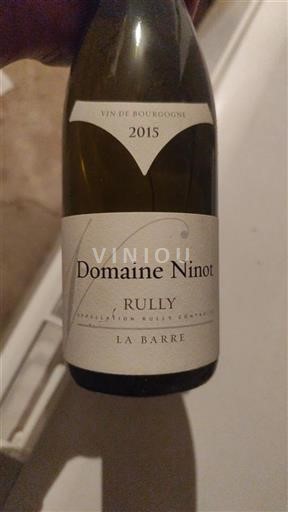 Bourgogne Rully Domaine Ninot La Barre 2015