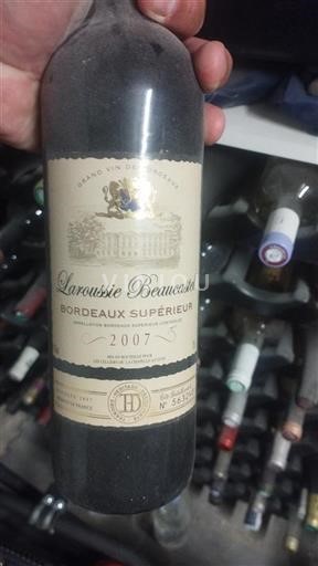 Bordeaux Bordeaux supérieur Laroussie Beaucastel 2007