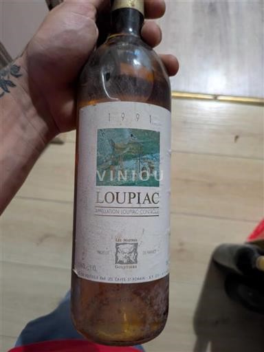 Bordéus Loupiac Les Maitres de Goustières 1991
