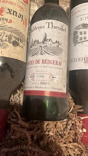 Zuidwest-Frankrijk Côtes-de-Bergerac Château Theulet 1986