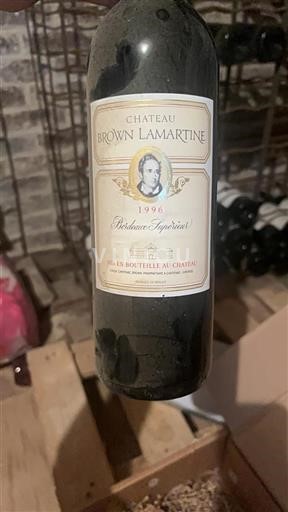 Bordeaux Bordeaux superiore Château Brown Lamartine 1996