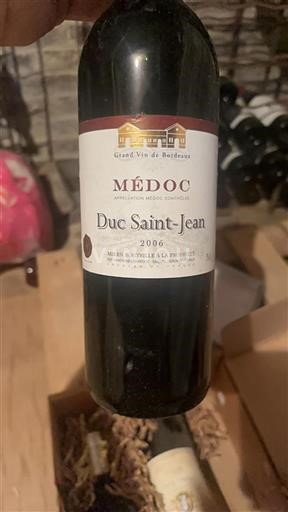 Bordeaux Médoc Duc Saint-Jean 2006