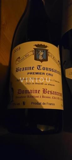 Burgund Beaune Premier Cru Domaine Besancenot 2018