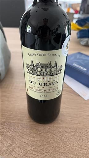 Bordeaux Bordeaux supérieur Château Grava 2020