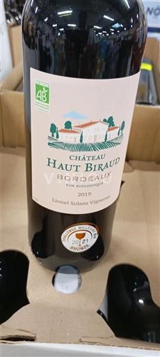 Bordeaux Château Haut Biraud 2019