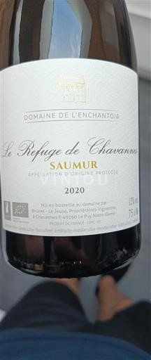 Valle del Loira Saumur Domaine L'Enchantoir Le Refuge de Chavannes 2020