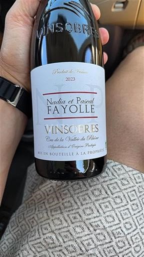 Vallée du Rhône Vinsobres Nadia et Pascal Fayolle 2023