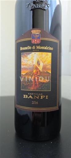 Toscana Brunello di Montalcino Castello Banfi 2016