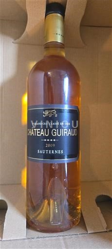 Bordeaux Sauternes Château Guiraud 1e grand cru classé 2009