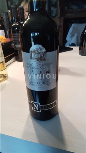 Údolí Rhôny Côtes-du-Rhône La Nyonsaise Les Chênes 2012