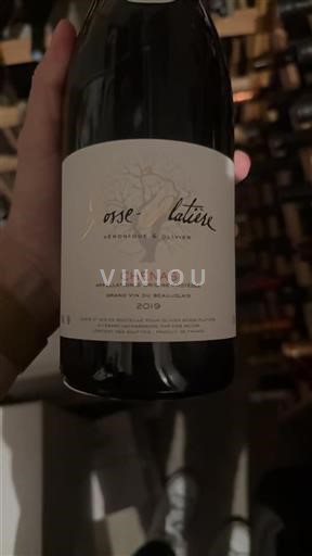 Beaujolais Chénas Olivier Bosse-Platière 2019