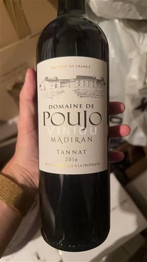 Sud-Ovest Madiran Domaine Poujo 2016