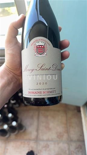 Bourgogne Morey-saint-denis Domaine Schmitt 2020