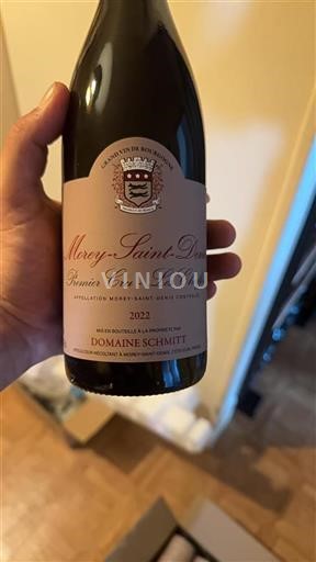 Bourgogne Morey-saint-denis Premier Cru Domaine Schmitt Les Chaffots 2022