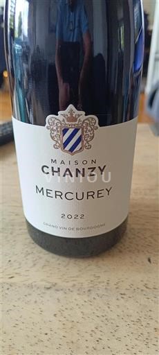 Burgundy Mercurey Chanzy 2022