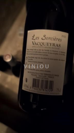 Rhônedalen Vacqueyras Les Sorcières 2022