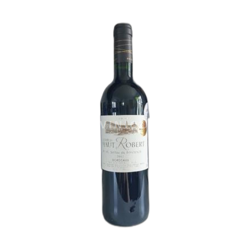 Vin Rouge sec Château Haut Robert 2017 France Bordeaux AOC