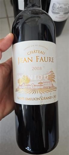 Bordeaux Saint-Émilion Grand Cru Château Jean Faure 2008