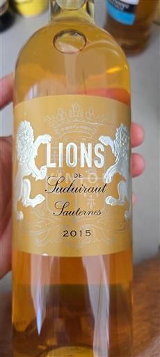 Bordeaux Sauternes Suduiraut Lions 2015