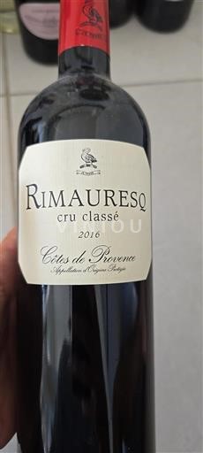 Provenza Côtes-de-Provence Cru Classé Rimauresq 2016