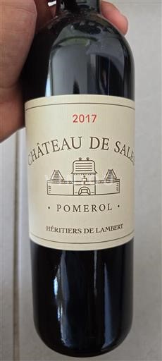 Bordeaux Pomerol Château Sales 2017