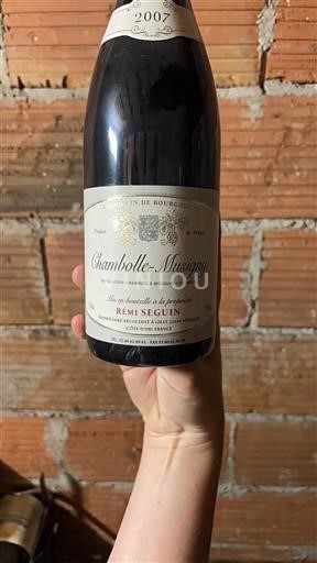 Burgundy Chambolle-Musigny Rémi Seguin 2007