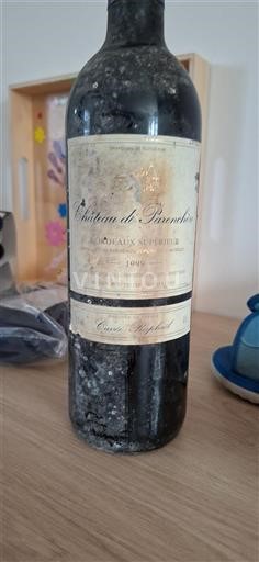 Bordeaux Bordeaux supérieur Château Parenchère Raphaël 1999
