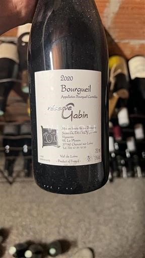 Valle della Loira Bourgueil Domaine Scea Godefroy Jérôme Réserve Gabin 2020