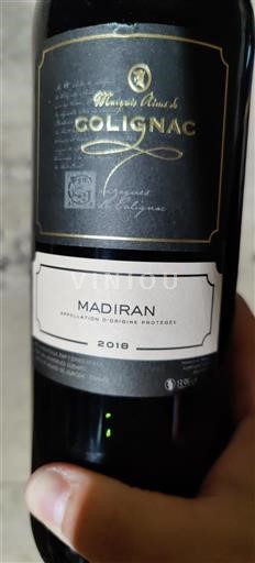 Sud-Ovest Madiran Marquis de Colignac 2018