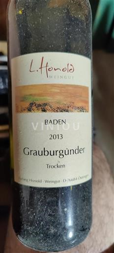 Baden Not Specified Ludwig Honold Grauburgunder 2013