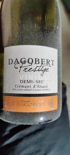 Elsass Crémant d'Alsace Cave du Roi Dagobert Prestige Ohne Jahrgang