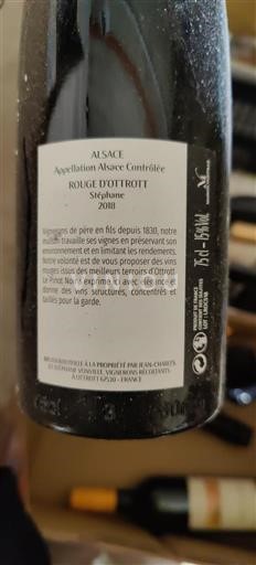 Alsace Jean-Charles et Stéphane Vonville Rouge d'Ottrott 2018