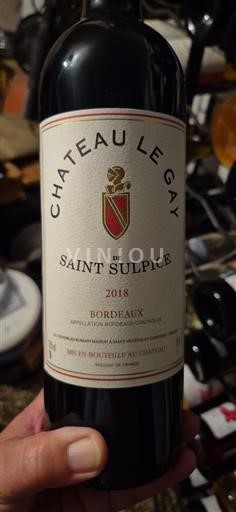 Bordeaux Château Le Gay 2018