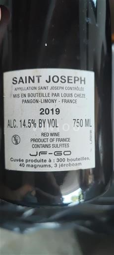Vallée du Rhône Saint-Joseph Louis Cheze JF-GO 2019