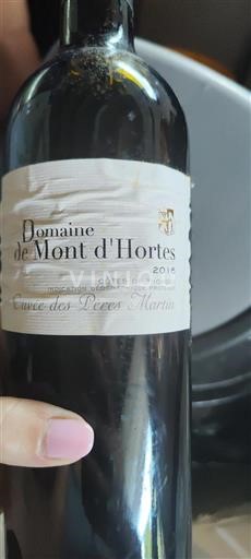 Linguadoca e Rossiglione Côtes de Thongue Mont Hortes des Pères Martin 2016
