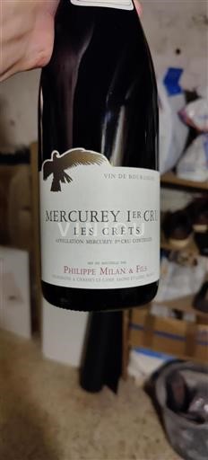 Burgund Mercurey Premier Cru Philippe Milan & Fils Les Crêts 2023